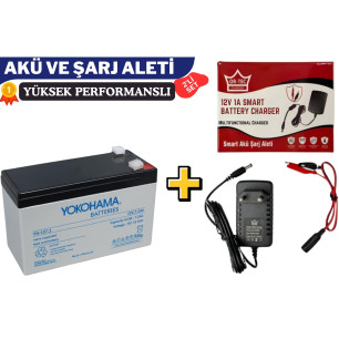 YOKOHAMA 12V 7.2 AH VE 1 AMPER AKÜ ŞARJ CİHAZI YOKOHAMA 12V 7.2 AH VE 1 AMPER AKÜ ŞARJ CİHAZI